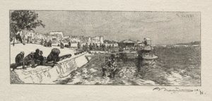 Anlegestelle in Bercy von Auguste Louis Lepère