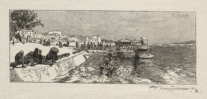 Embarcadère in Bercy von Auguste Louis Lepère