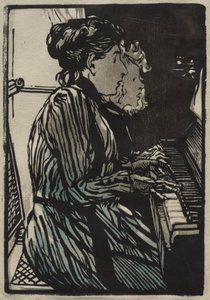 Studie zu vier Händen von Auguste Louis Lepère