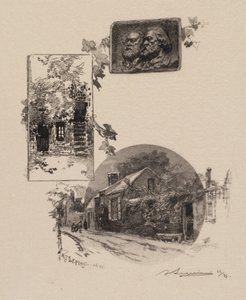 Fontainebleau Wald: Eingang zu Rousseaus Studio und das Millet-Haus La Forêt de Fontainebleau