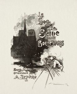 Frontispiz: Le long de la Seine et des Boulevards von Auguste Louis Lepère