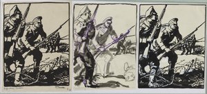 Russische Infanterie von Auguste Louis Lepère