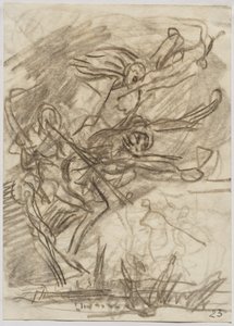 Der Tod und die Leidenschaften, die auf die Erde herabsteigen von Auguste Louis Lepère