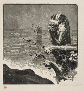 Le Stryge de Notre Dame, 1890 von Auguste Louis Lepère