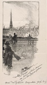 Quai des Grands Augustins von Auguste Louis Lepère