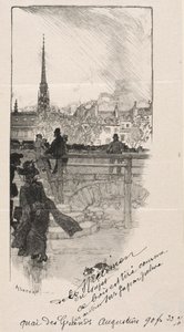 Quai des Grands Augustins von Auguste Louis Lepère