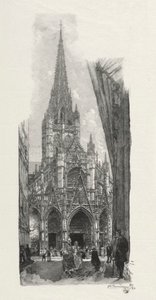 Rouen Illustré: Eglise Saint Maclon, 1896 von Auguste Louis Lepère