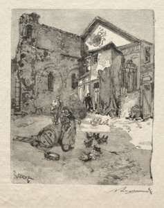St. Julien le Pauvre: Das Portal von Auguste Louis Lepère