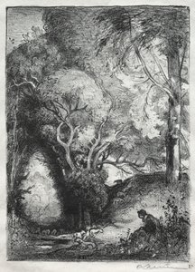Die Schlucht im Juni von Auguste Louis Lepère