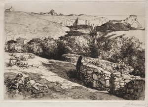 Vue du Port de la Meule, 1907 von Auguste Louis Lepère