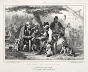 Album für 1832: Ein berühmter Diplomat hat gesagt... von Auguste Raffet