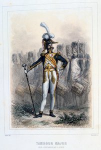 Tambourmajor der Grenadiere-à-Pied, 1859 von Auguste Raffet