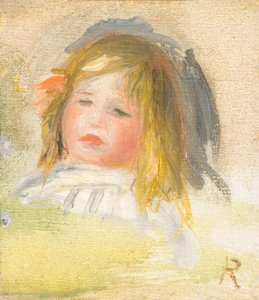 Kind mit blondem Haar von Auguste Renoir