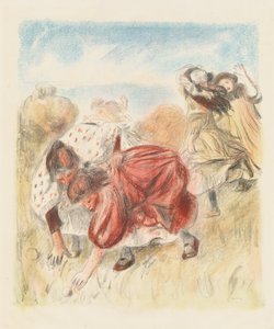 Kinder spielen Ball von Auguste Renoir