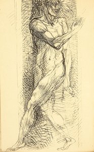 Illustration für Les Fleurs du Mal von Charles Baudelaire von Auguste Rodin