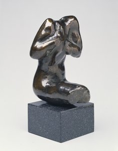 Kleiner sitzender weiblicher Torso von Auguste Rodin