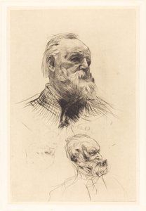 Victor Hugo, Dreiviertelansicht von Auguste Rodin