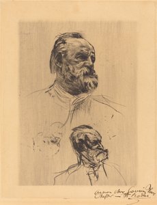 Victor Hugo, Dreiviertelansicht, 1884 von Auguste Rodin