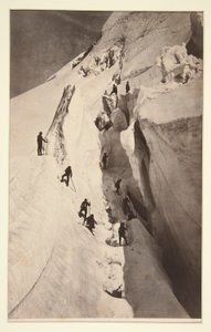 Mont Blanc, Die Gletscherspalte