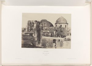 Ansicht der Grabeskirche in Jerusalem