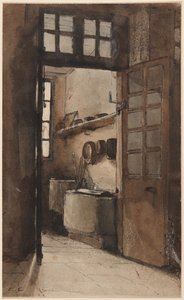 Kücheninterieur, ca. 1862 von Auguste Theodule Ribot