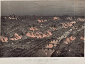 Kommune von Paris, Nacht vom 23. auf den 24. Mai, Brände in Paris von Auguste Victor Deroy