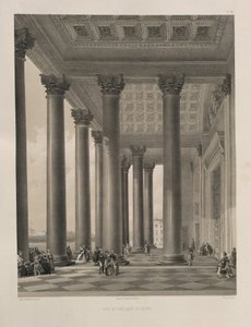 Das Nordportal der Isaakskathedrale aus: Der Bau der Isaakskathedrale, 1845