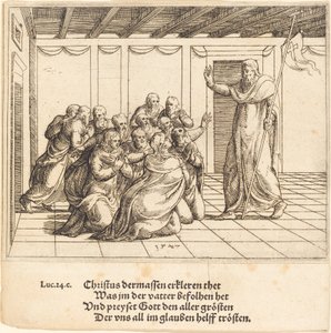 Christus erscheint den Aposteln von Augustin Hirschvogel