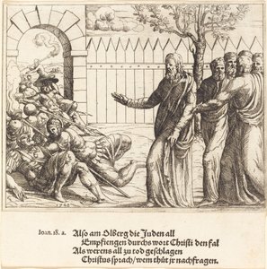 Jesus identifiziert sich vor der Verhaftung von Augustin Hirschvogel