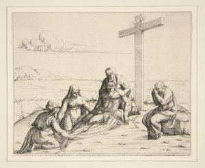 Joseph und Nikodemus mit dem Leichnam Christi