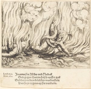 Nadab und Abihu, 1549