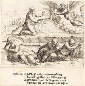 Die Agonie im Garten, 1548 von Augustin Hirschvogel