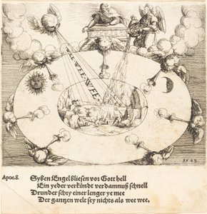 Die Öffnung des siebten Siegels von Augustin Hirschvogel