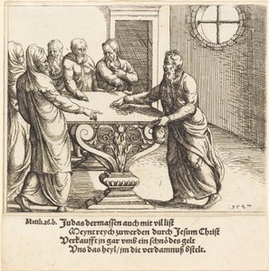 Die Bezahlung des Judas von Augustin Hirschvogel