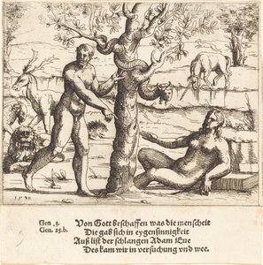 Die Versuchung von Eva, 1548