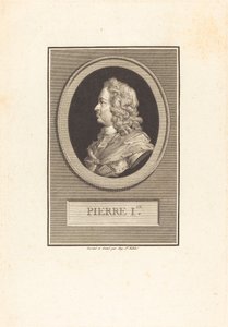 Peter der Große von Augustin de Saint Aubin