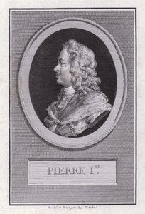 Peter der Große, Zar von Russland von Augustin de Saint Aubin