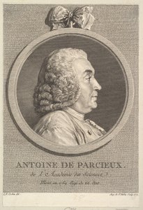 Porträt von Antoine de Parcieux von Augustin de Saint Aubin