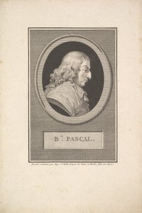 Porträt von Blaise Pascal, 1802 von Augustin de Saint Aubin