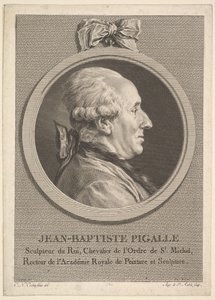 Porträt von Jean-Baptiste Pigalle