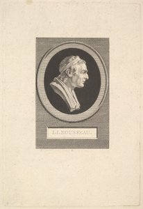 Porträt von Jean-Jacques Rousseau