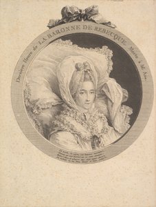 Porträt der Baronne de Rebecque