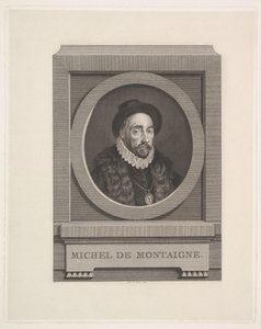 Porträt von Michel de Montaigne 1533-1592, 1774