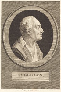 Prosper Jolyot de Crebillon von Augustin de Saint Aubin