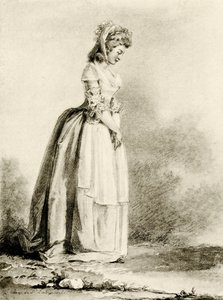 Studie einer jungen Dame