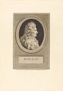 Despreaux-Nicolas Boileau von Augustin de Saint Aubin after François Girardon