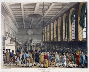 Innenansicht des Zollhauses, London