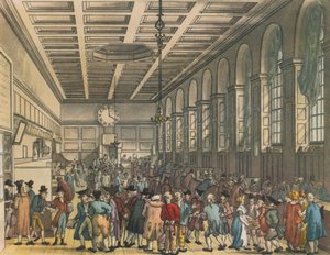 Innenansicht des Zollhauses, London