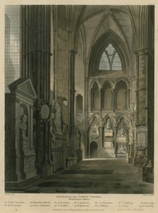 Eingang zur Poets Corner, Westminster Abbey, London