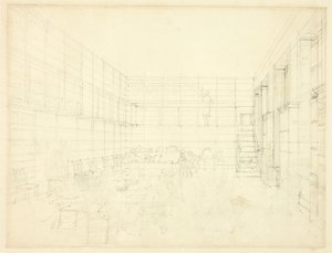 Studie für Royal Institution, Albemarle Street, aus Microcosm of London von Augustus Charles Pugin